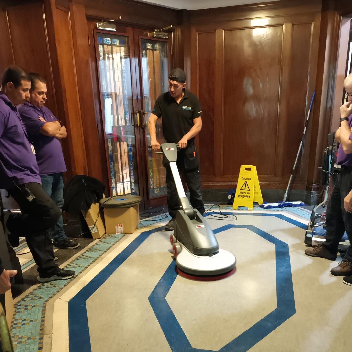 Cleaning technology demonstration and training