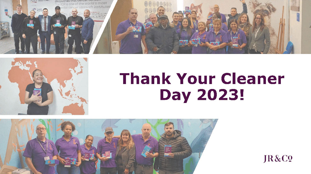 Thank your cleaner day 2023. Celebrating quality cleaning teams