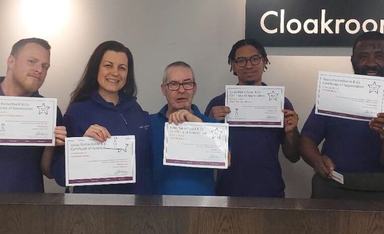 QE2 cleaning staff awarded for excellence